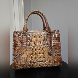 NEW Brahmin Cami Melbourne Leather Satchel